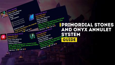 fire mage onyx annulet|Best Primordial Stones for Fire Mages